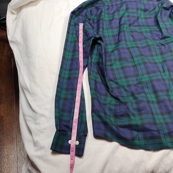 Brooks Brothers Milano men's long sleeved button down shirt size medium - Picture 8 of 9